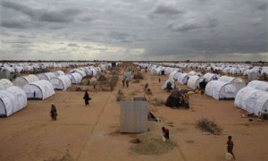 The Dadaab refugee camp, above, in Kenya where refugees have taken part in innovation workshops. Photograph: Sipa Press/Rex Features